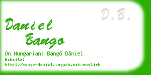 daniel bango business card
