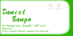 daniel bango business card